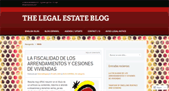 Desktop Screenshot of lizarzalegalblog.com